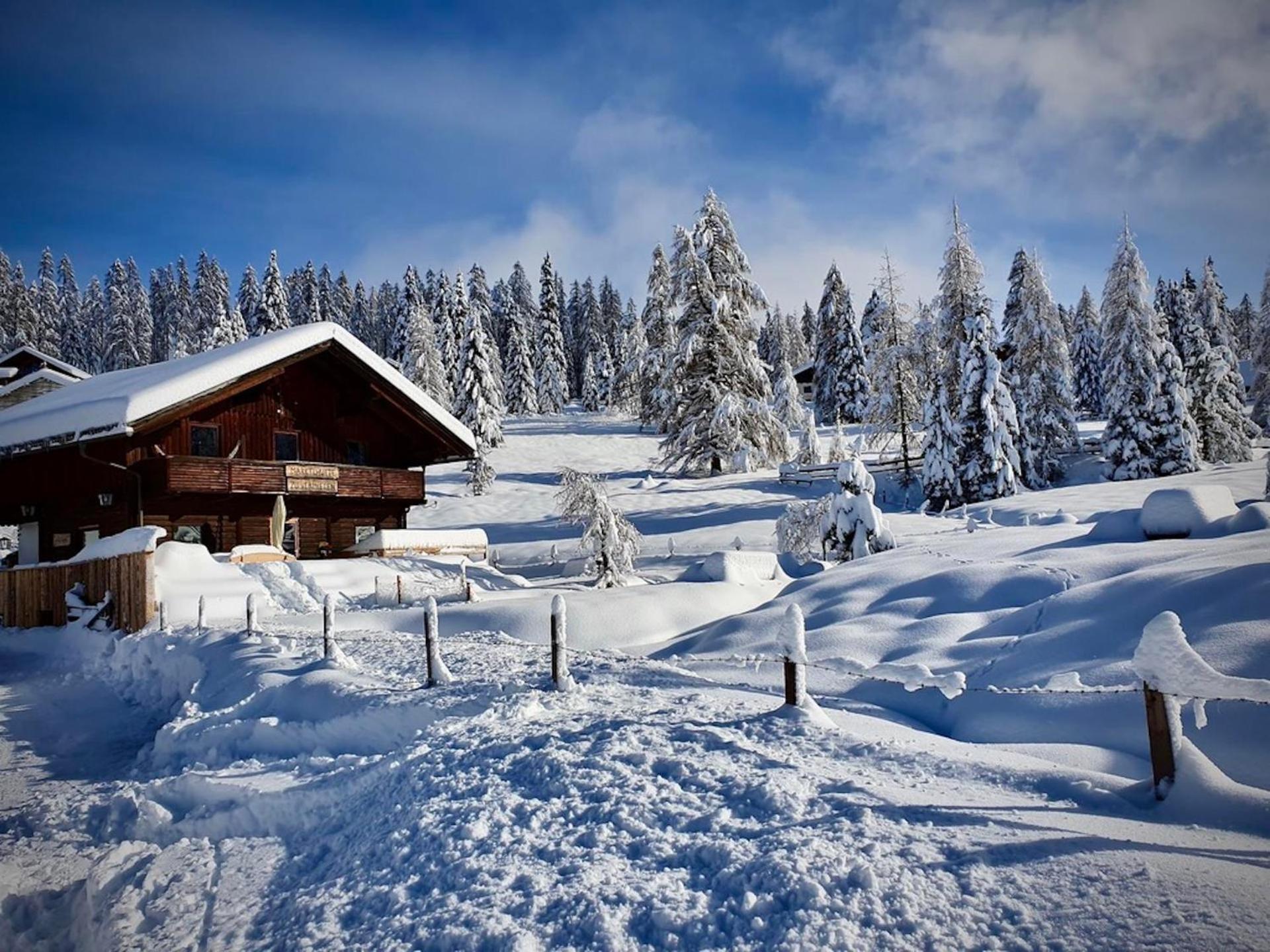 Marktlhuette Hochrindl Bagian luar foto